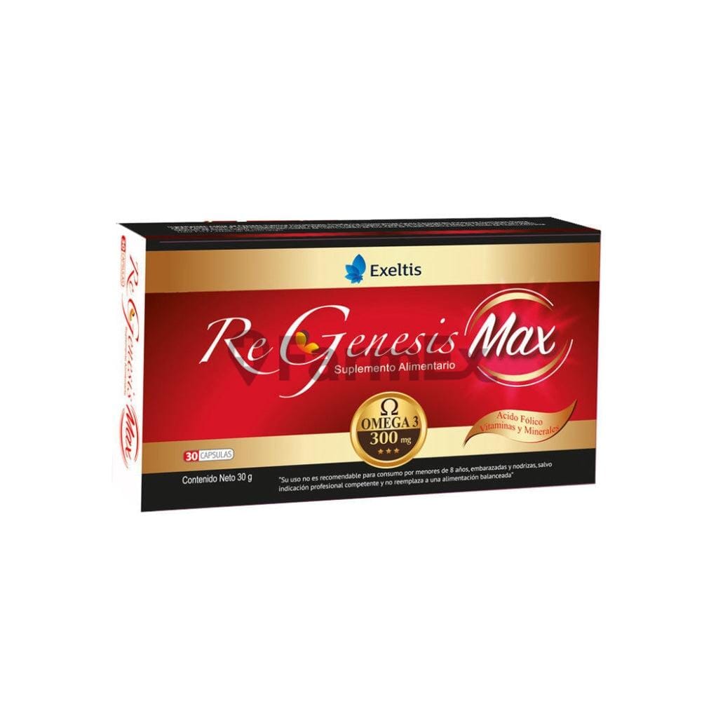 Regenesis Max 300 mg x 30 cápsulas Farmex-Fonasa-Persistente